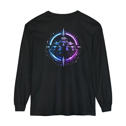 Galactic Sci‑Fi Space Long Sleeve Tee